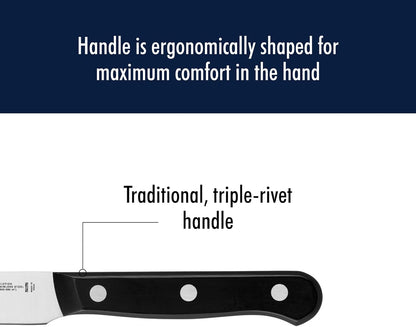 Henckels Solution 4-Inch Paring Knife, Razor-Sharp, German Engineered