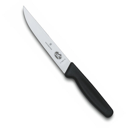 Victorinox Swiss Classic 7 Inch Santoku knife, Granton Blade, Black