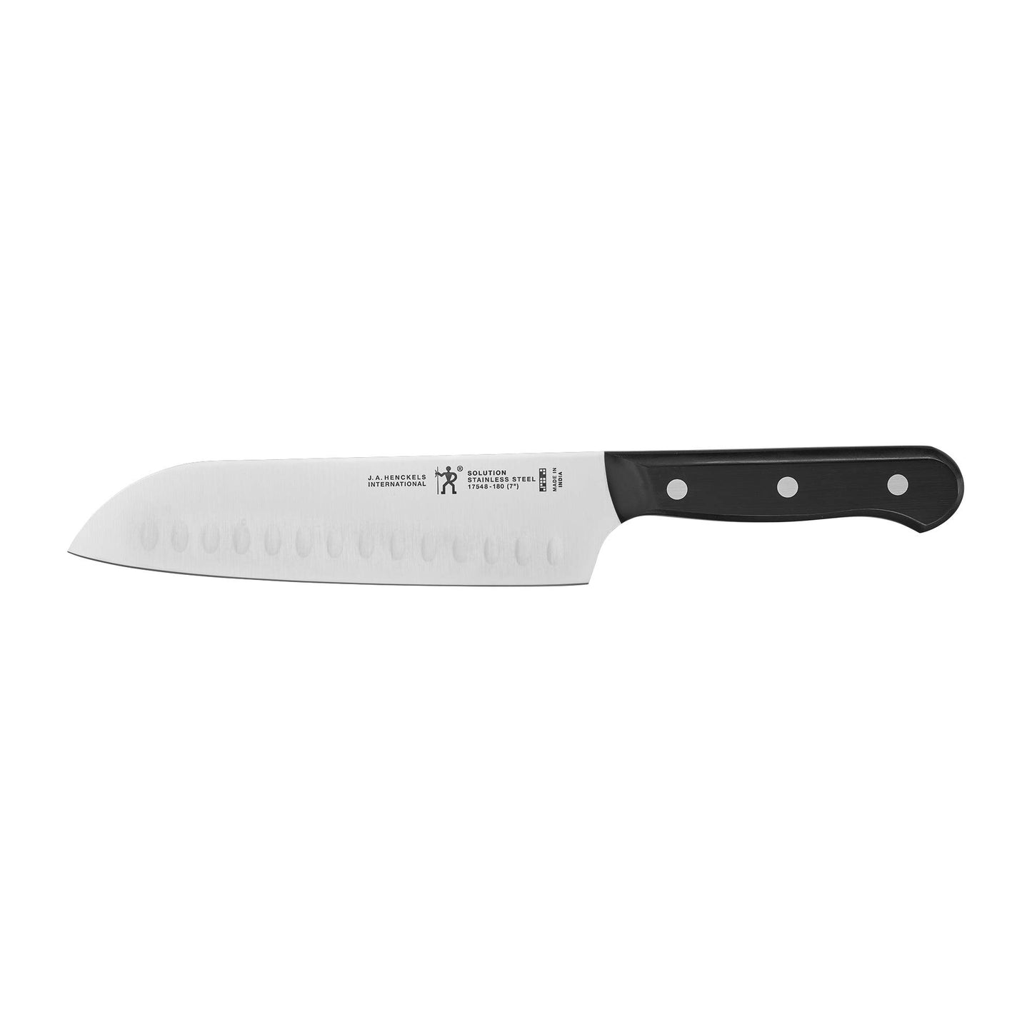 Henckels Solution 2-Pc Santoku Knife Set, Razor-Sharp, German Engineered