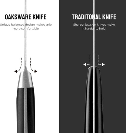 OAKSWARE Pro Boning Knife 5.5 Inch, German High Carbon Steel Fillet Knife