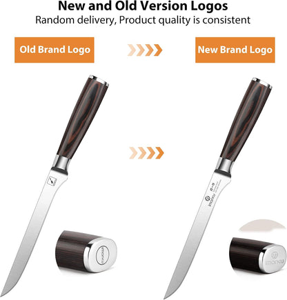 imarku Fillet Knife 6 Inch, German High Carbon Stainless Steel Boning Knife