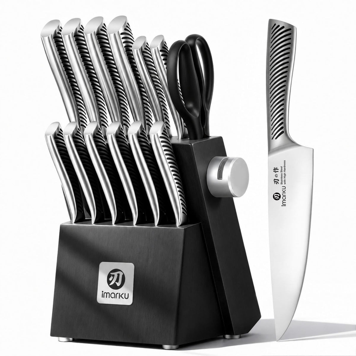imarku Bread Knife 10 Inch: Japanese High Carbon Stainless Steel