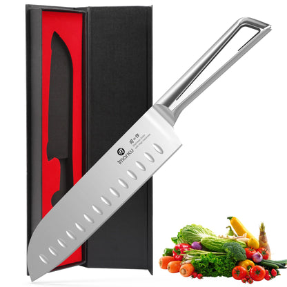 imarku Santoku Knife 7 Inch with Sharp Japanese High Carbon Stainless Steel
