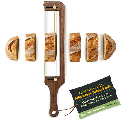 keechee Adjustable Bread Knife for Sourdough and Homemade Loaves