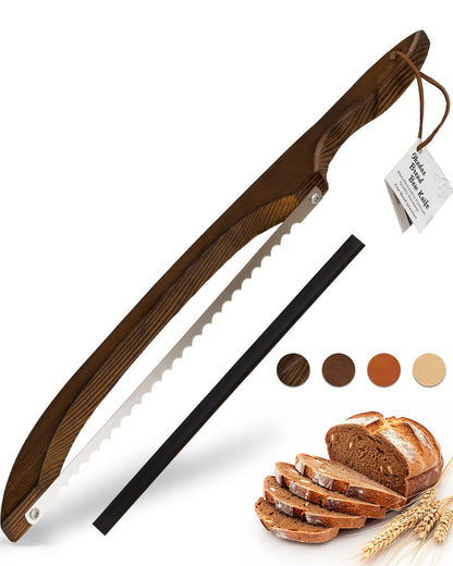 16.5" Bread Slicer, Sourdough Bread Knife for Homemade Bread