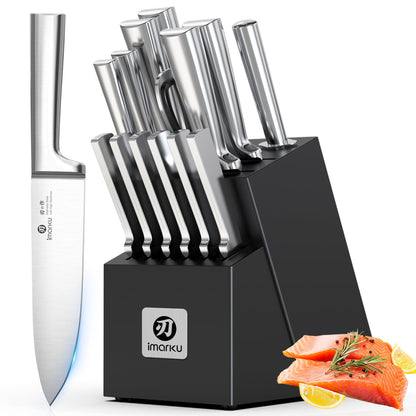 imarku Santoku Knife 7 Inch with Sharp Japanese High Carbon Stainless Steel