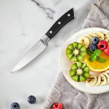 OAKSWARE 4 Inch Classic Paring Knife, German Steel Small Kitchen Knife