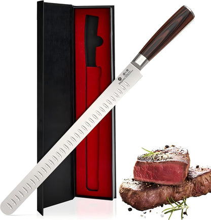 imarku Santoku Knife 7 Inch, Japanese Sharp High Carbon Stainless Steel