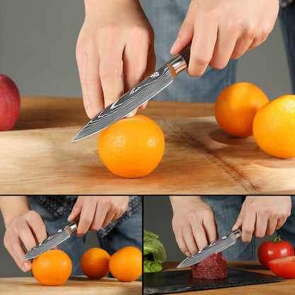 Paring Knife Set, 3.5'' Fruit and 5'' Utility Knife ﻿