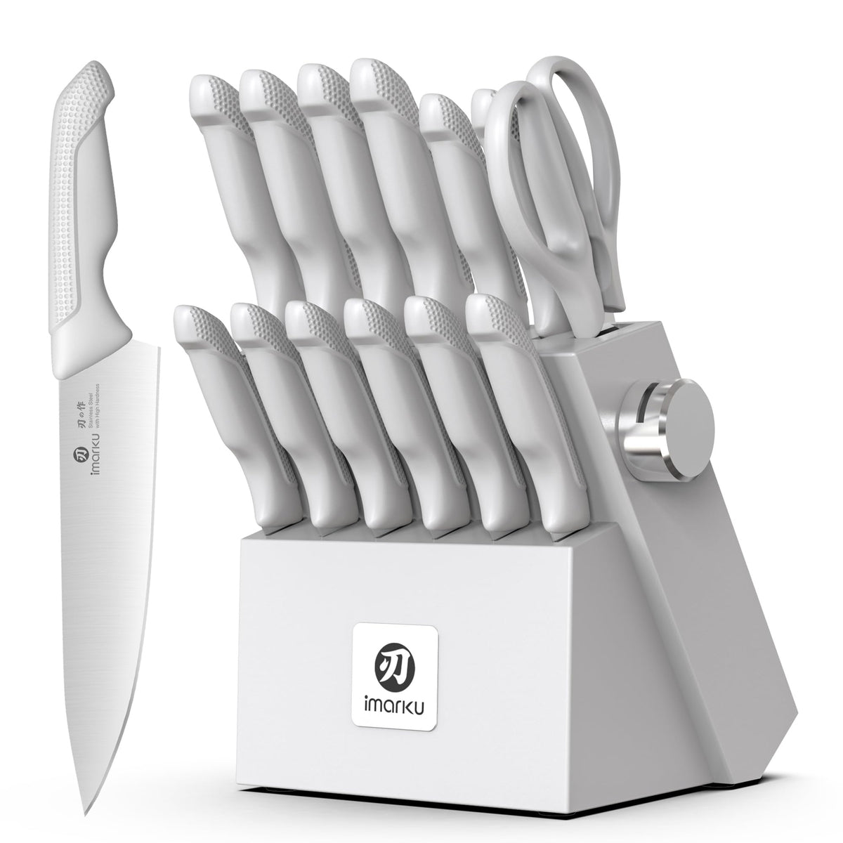 imarku Bread Knife 10 Inch: Japanese High Carbon Stainless Steel