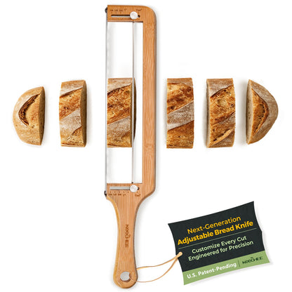 keechee Adjustable Bread Knife for Sourdough and Homemade Loaves