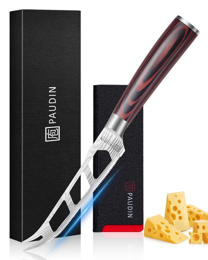 PAUDIN Boning Knife 6 Inch, Super Sharp Fillet Knife, German High Carbon Stainless Steel Deboning Knives, Professional Boning Knives for Meat Poultry Chicken, Pakkawood Handle with Gift Box
