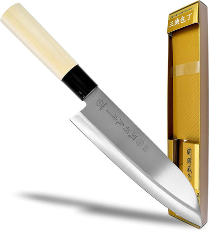 Japanese Paring Knife 4-Inch, High Carbon Stainless Steel Fruit Knife with Wooden Handle and Sheath, Small Utility Kitchen Knife for Peeling, Coring, Mincing, Made in Japan