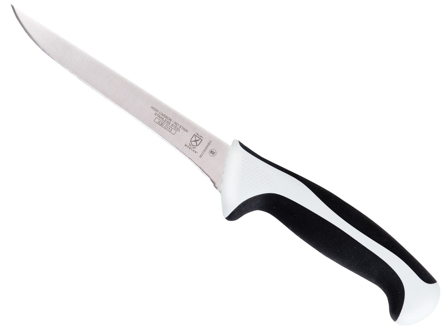 Mercer Culinary Millennia Colors 6-Inch Curved Boning Knife, Blue