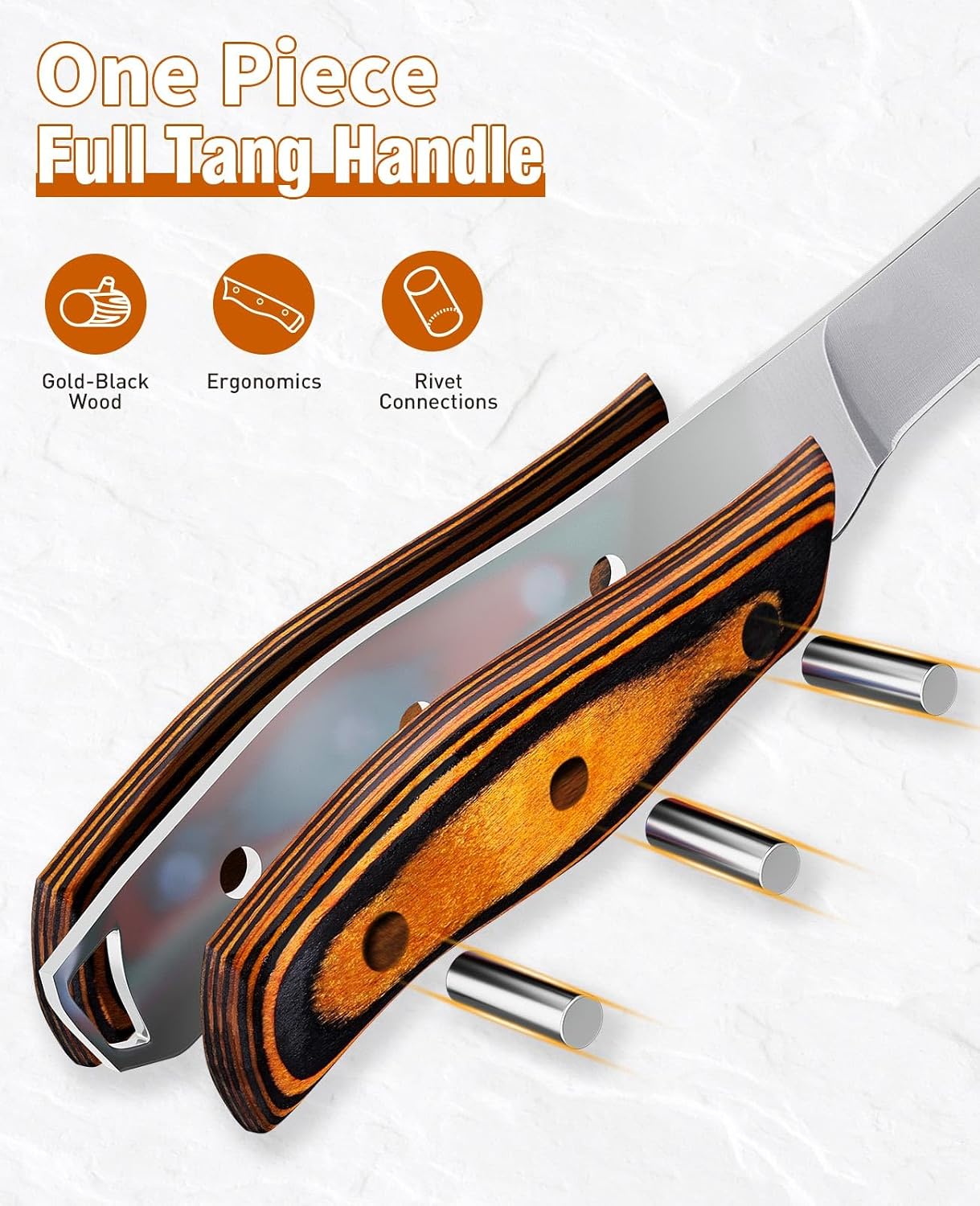 Naitesen Professional Boning Knife and Fillet Knife Set 2 with Gift Box