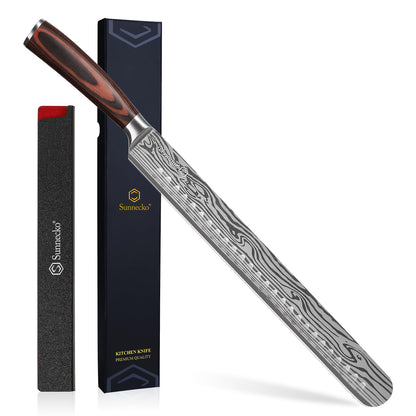 Sunnecko BBQ Carving Knife Set,Slicing and Boning Knife for Meat Cutting