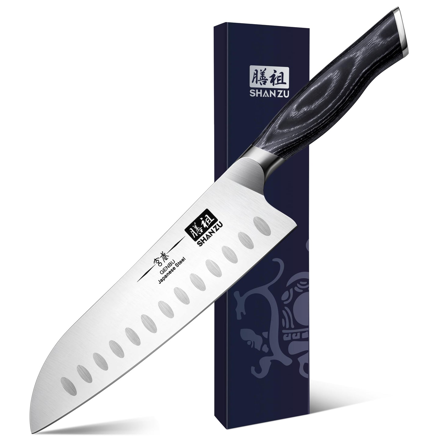 SHAN ZU 7 Inch Fillet Knife, Japanese Super Steel Boning Knife