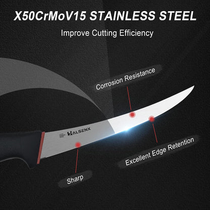 5" Boning Knife, Professional Meat Trimming with SoftGrip Handle