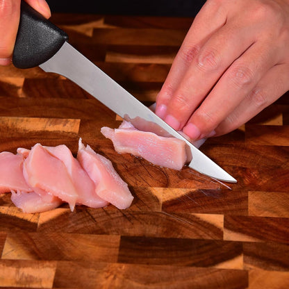 Rondauno Boning Knife, Deboning Knife 6 in Razor Sharp Blade Cutting Meat