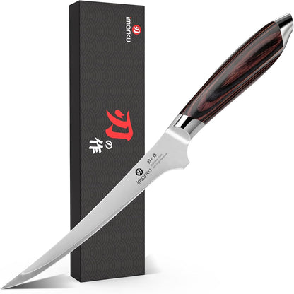 imarku 8 Inch Fillet Knife, Japanese High Carbon Stainless Steel