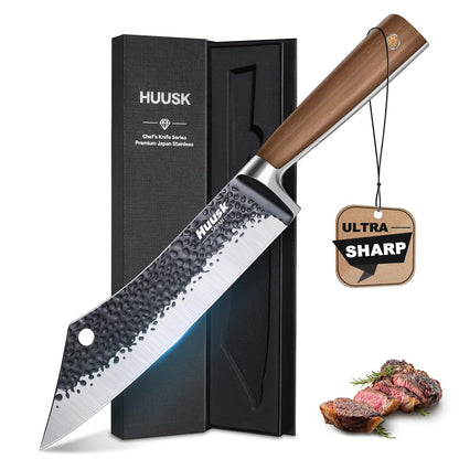 Huusk Boning Knife - Japan High Carbon Steel Fillet Knife for Meat 6"