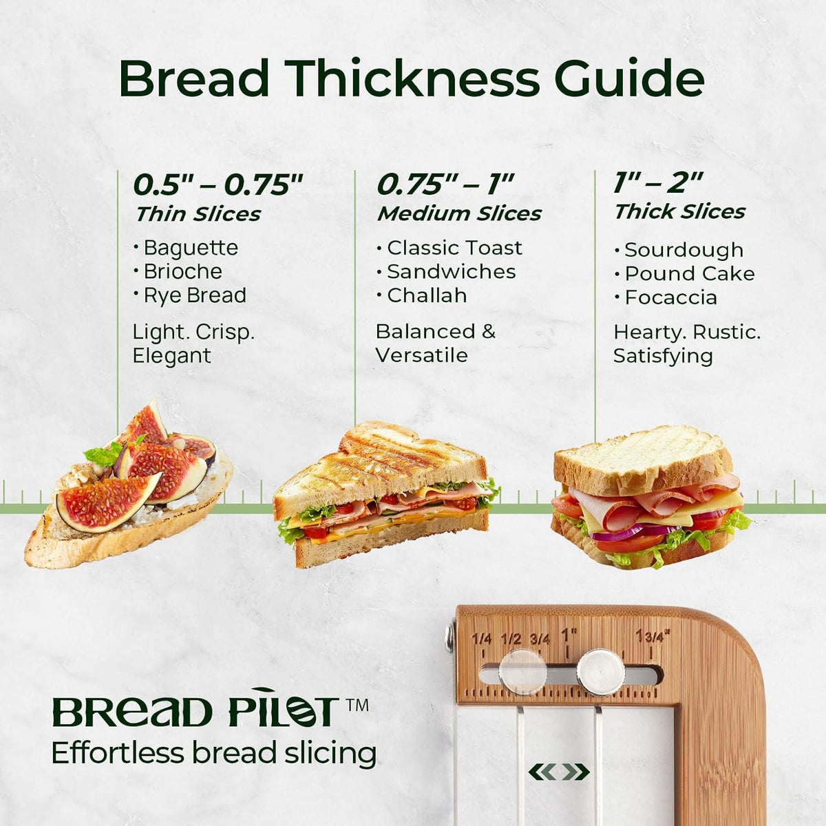 keechee Adjustable Bread Knife for Sourdough and Homemade Loaves