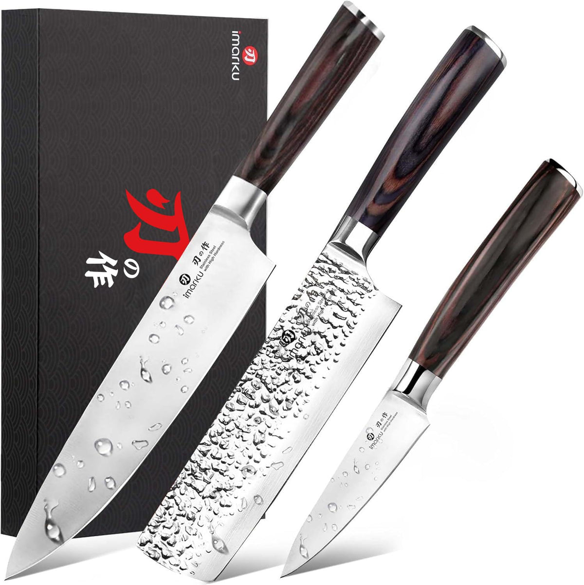imarku Bread Knife 10 Inch: Japanese High Carbon Stainless Steel