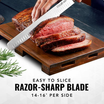 Cutluxe Brisket Knife, 12" Carving & Slicing Knife for Meat & BBQ