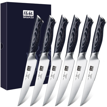 SHAN ZU 7 Inch Fillet Knife, Japanese Super Steel Boning Knife