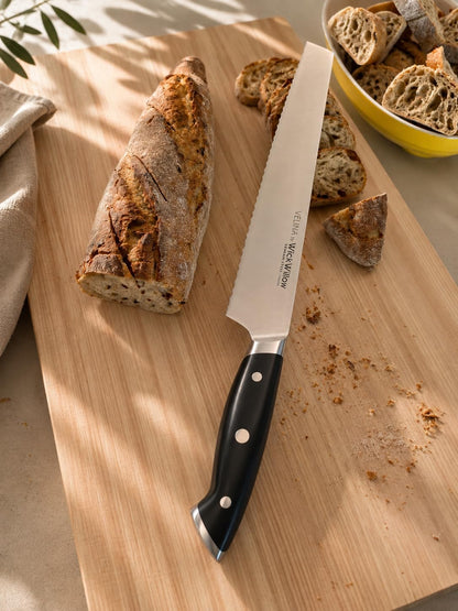 WICKWILLOW 10” Bread Knife – Razor Sharp German High-Carbon Stainless Steel