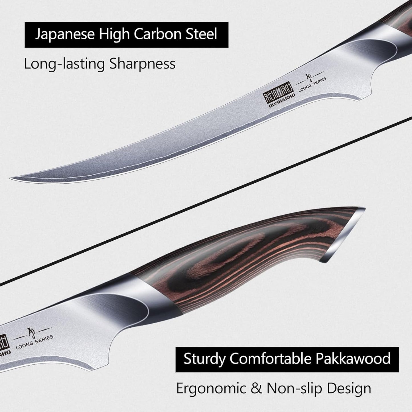 HOSHANHO Fillet Knife 9 Inch, Super Sharp Japanese Fish Boning Knife