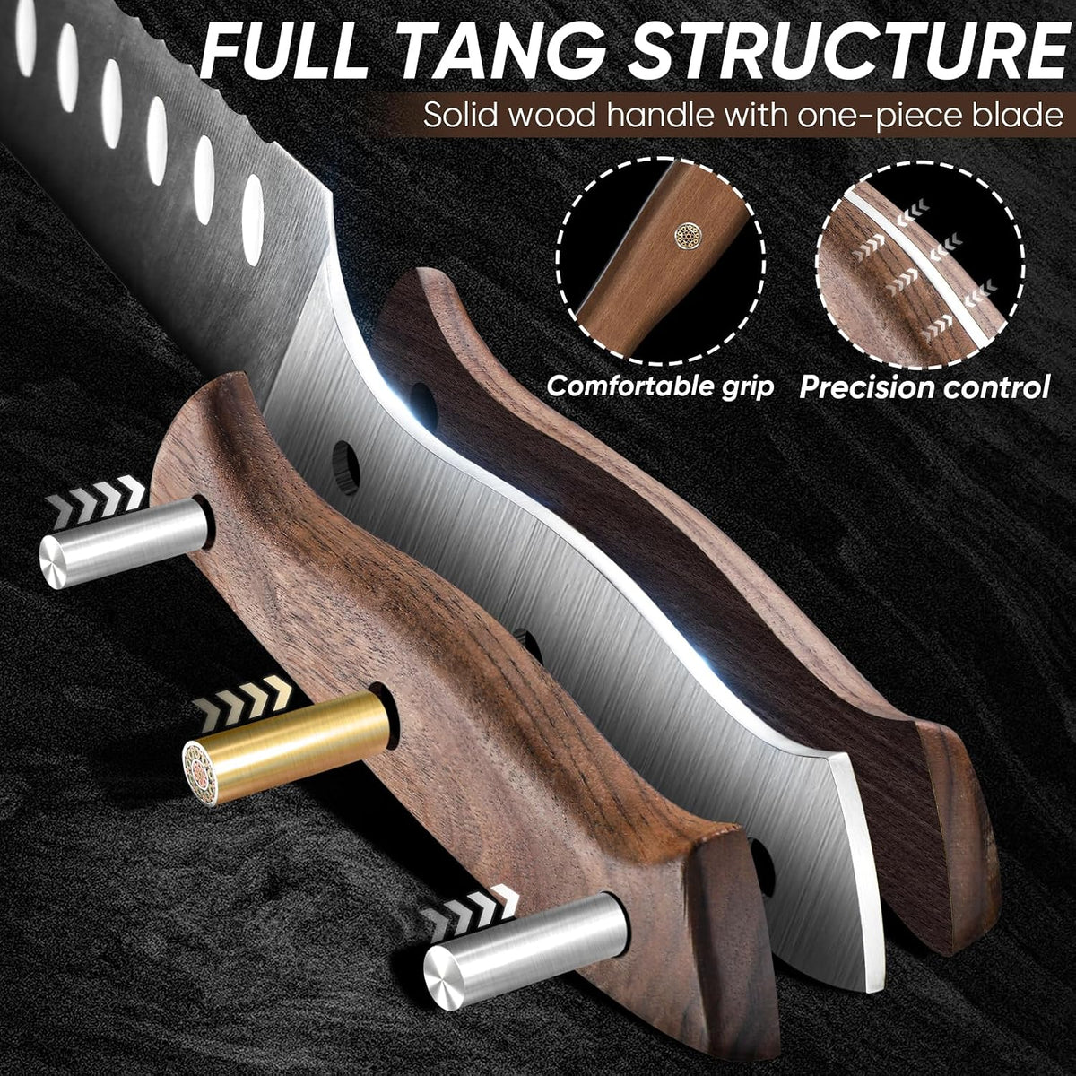 Purple Dragon Bread Knife for Homemade Bread, Serrated Knife
