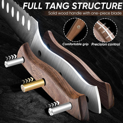 Purple Dragon Bread Knife for Homemade Bread, Serrated Knife