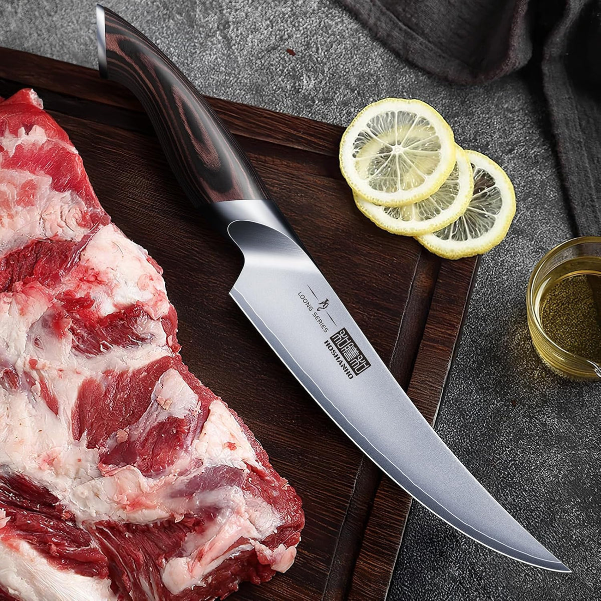 HOSHANHO Boning Knife 7 Inch, Ultra Sharp Japanese Fillet Knife for Fish