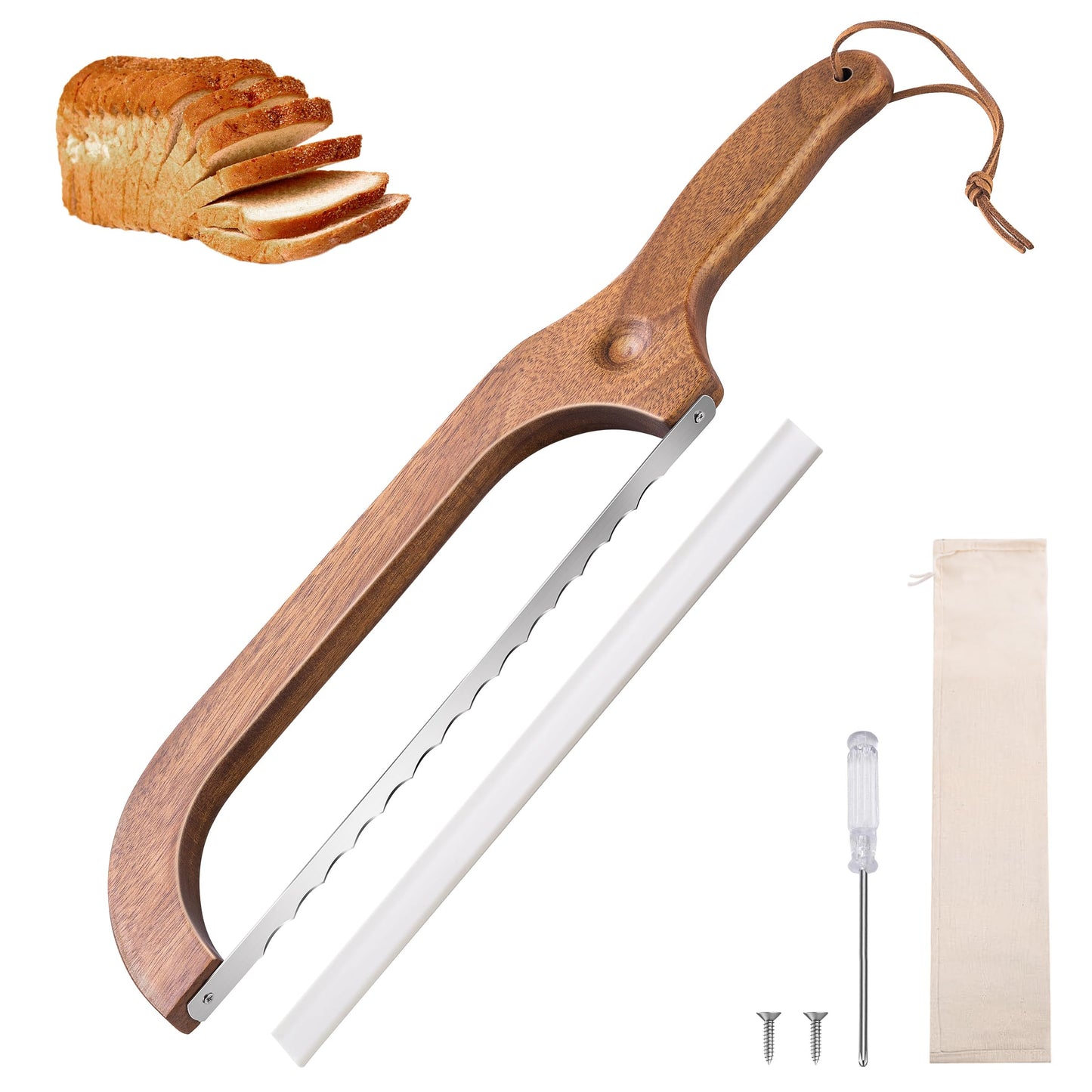 Bread Knife for Homemade Bread 14.5'' Sourdough Bread Knife Bread knives