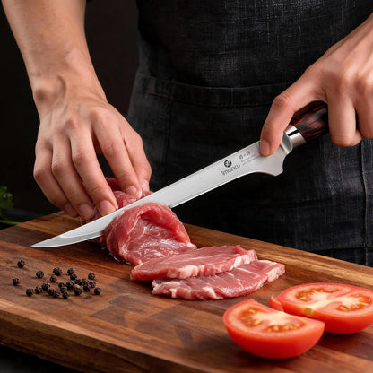 imarku 8 Inch Fillet Knife, Japanese High Carbon Stainless Steel
