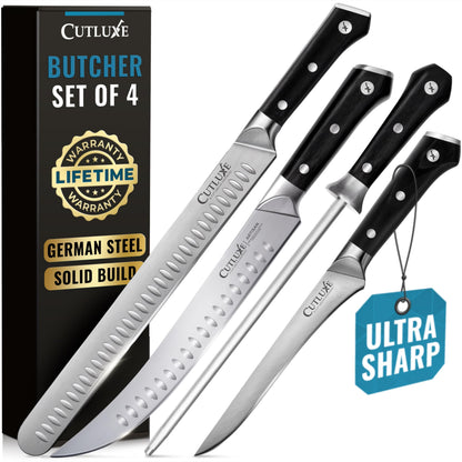 Cutluxe Carving Knife Set, Brisket Slicing & Boning Knife for Meat & BBQ