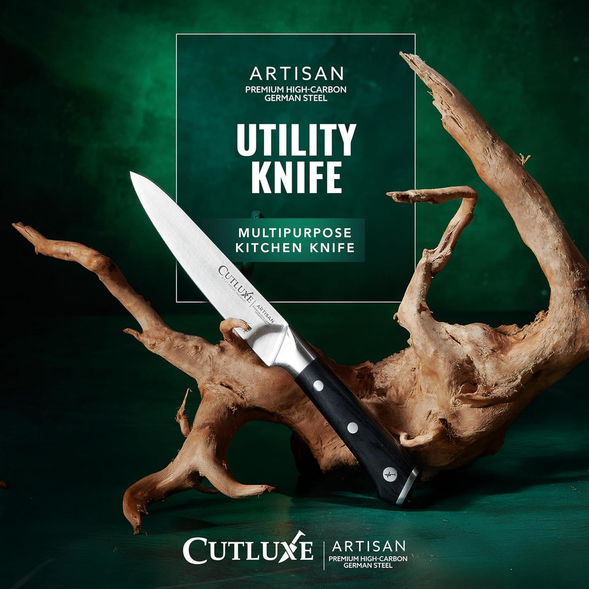 Cutluxe Kitchen Utility Knife, 5.5" Paring Knife – Razor Sharp Blade