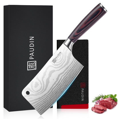 PAUDIN Santoku Knife, 5 inch Chef Knife, Ultra Sharp Kitchen Knife