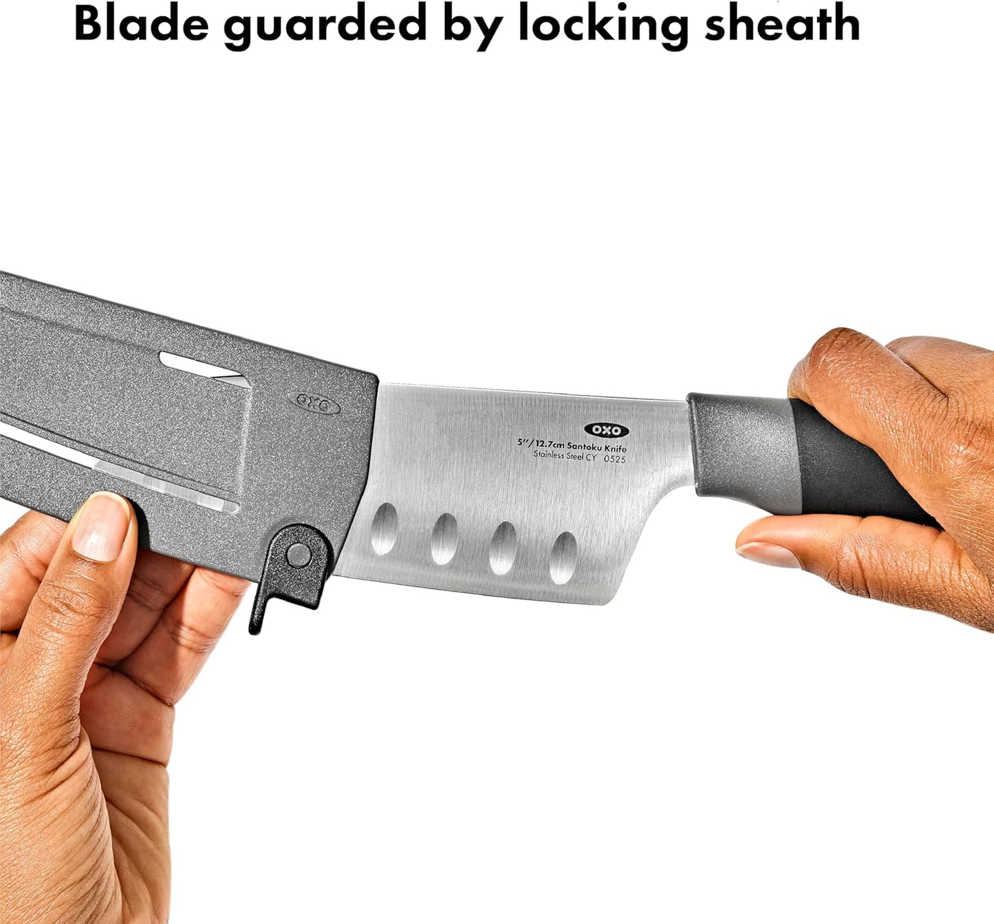 OXO Good Grips 5 in Santoku Knife with Locking Sheath