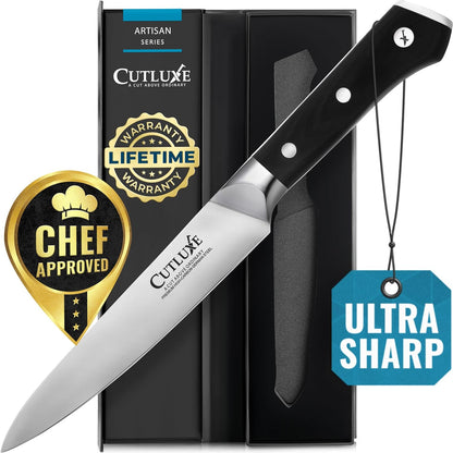 Cutluxe Kitchen Utility Knife, 5.5" Paring Knife – Razor Sharp Blade