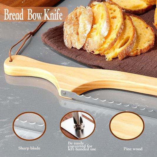 RAPSAKEMOH Sourdough bread knife, Bread slicer for homemade bread,Serrated