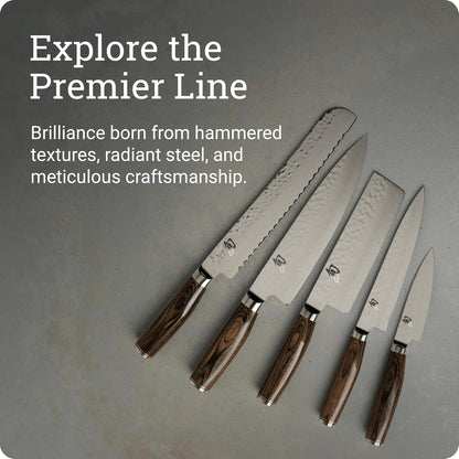 Shun Premier 6" Gokujo Boning Knife, Handcrafted Japanese Boning & Fillet Knife, VG-MAX Core with Damascus Stainless Steel Cladding, Pakkawood Handle, Meat & Fish Tool for Professional and Home Chefs