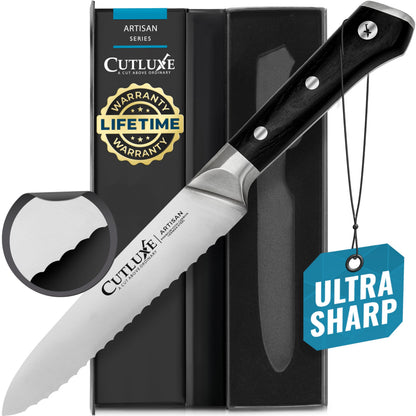 Cutluxe Kitchen Utility Knife, 5.5" Paring Knife – Razor Sharp Blade