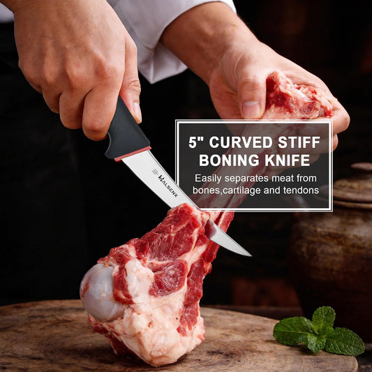 5" Boning Knife, Professional Meat Trimming with SoftGrip Handle