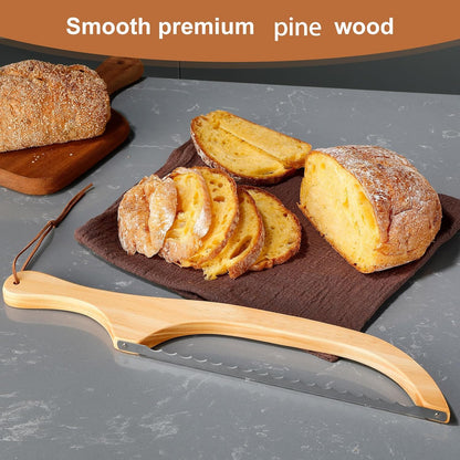 RAPSAKEMOH Sourdough bread knife, Bread slicer for homemade bread,Serrated