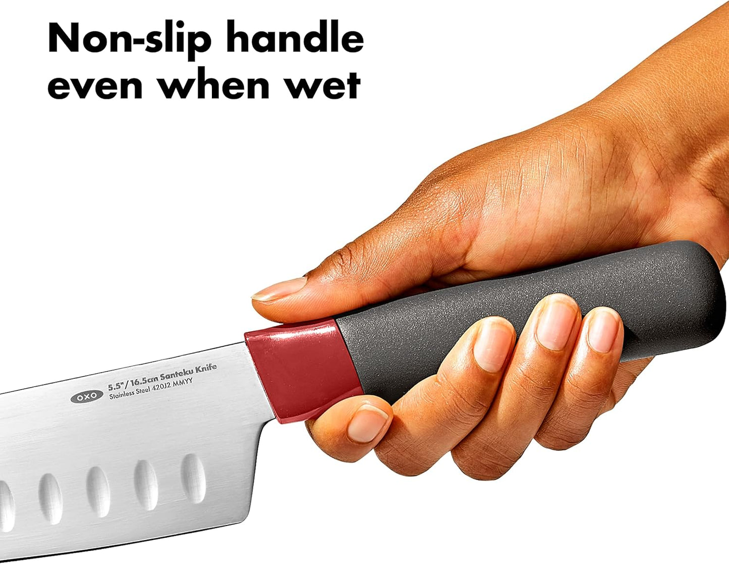 OXO Outdoor Santoku Knife with Locking Sheath - 5.5"