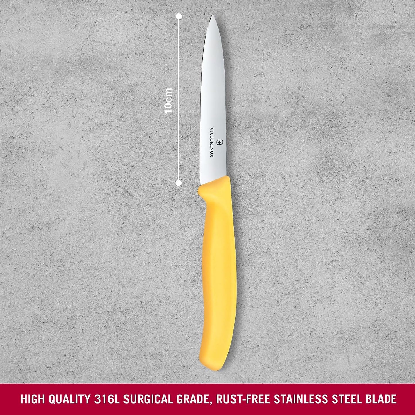 Victorinox Swiss Classic 4 Inch Straight Edge Paring Knife - Yellow