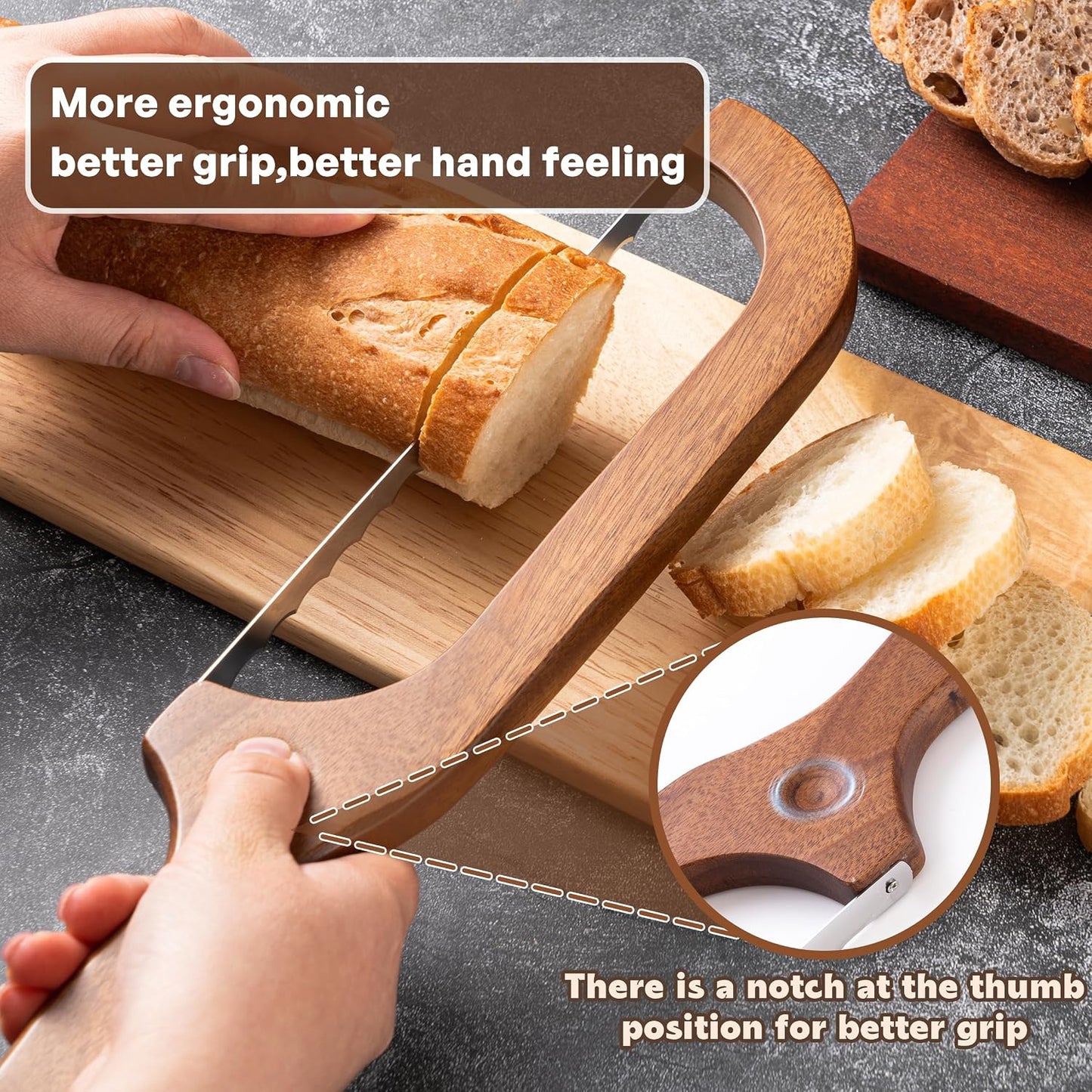 Sourdough Bread Knife for Homemade Bread Cutter, Bread Slicer for Homemade