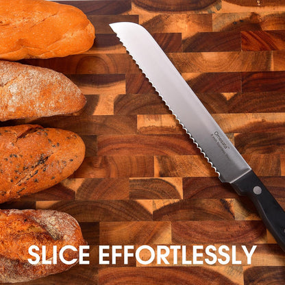 Omesata Bread Knife, Serrated Bread Knives for Homemade Bread Sourdough